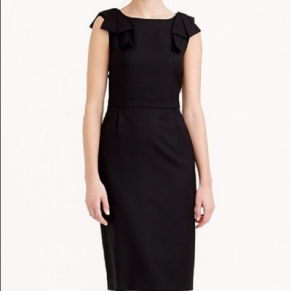 J.Crew Suiting Bow Dress